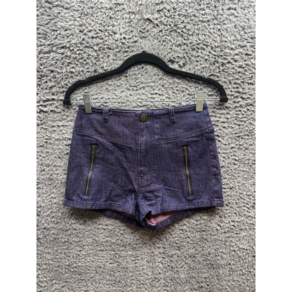 Marc By Marc Jacobs‎ Cotton Blend Denim Short Indigo Multi Womens Size 0